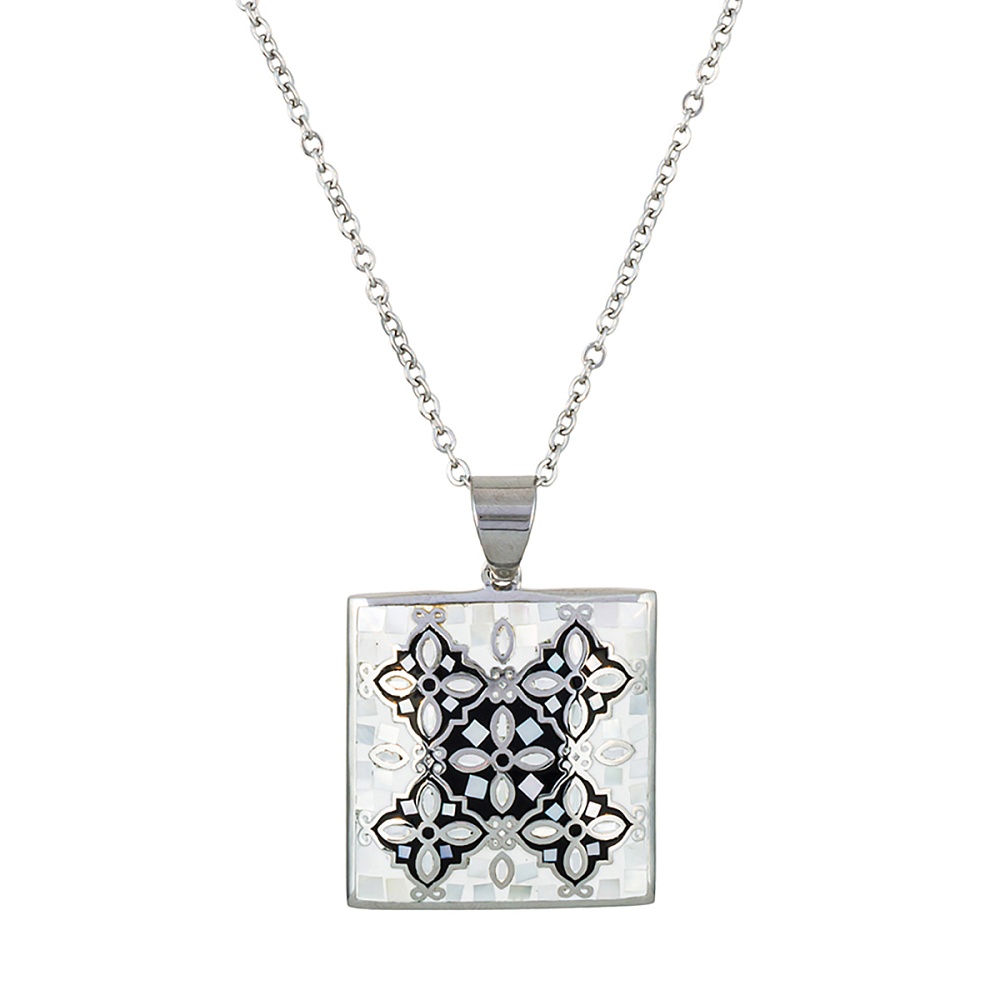 Fiore Luna Колье ENAMEL BLACK Арт.: BP03194-1 BW/S