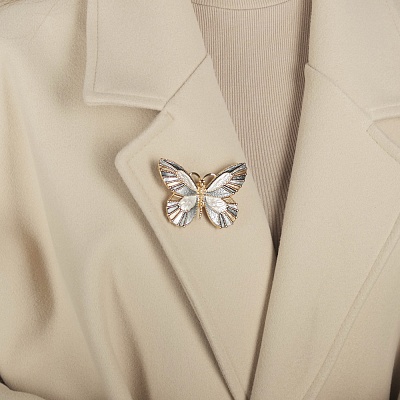 Брошь Бабочка  Shadore  XZ0786.27 M/G 