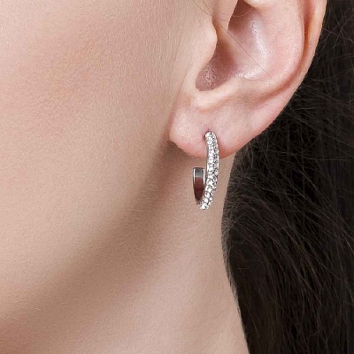 Серьги HOSTA SS CRYSTAL  Dyrberg Kern  351490 