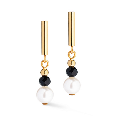 Серьги Black-White 4313/21-1314 