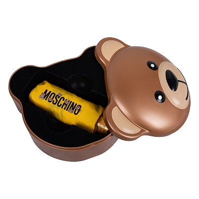 Зонт складной Moschino 8432-superminiU Bear in the tube Yellow product-3424 