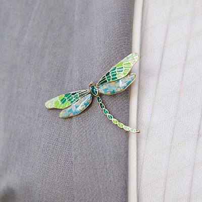 Брошь Стрекоза  Shadore  XZ0417.16 G/G 