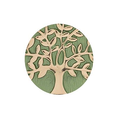 Брошь Дерево с листьями XZ1226.16 G/G 