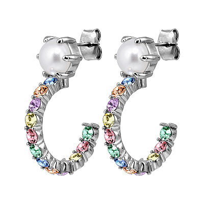 Серьги ESPRIT SS PASTEL / WHITE PEARL 480093 