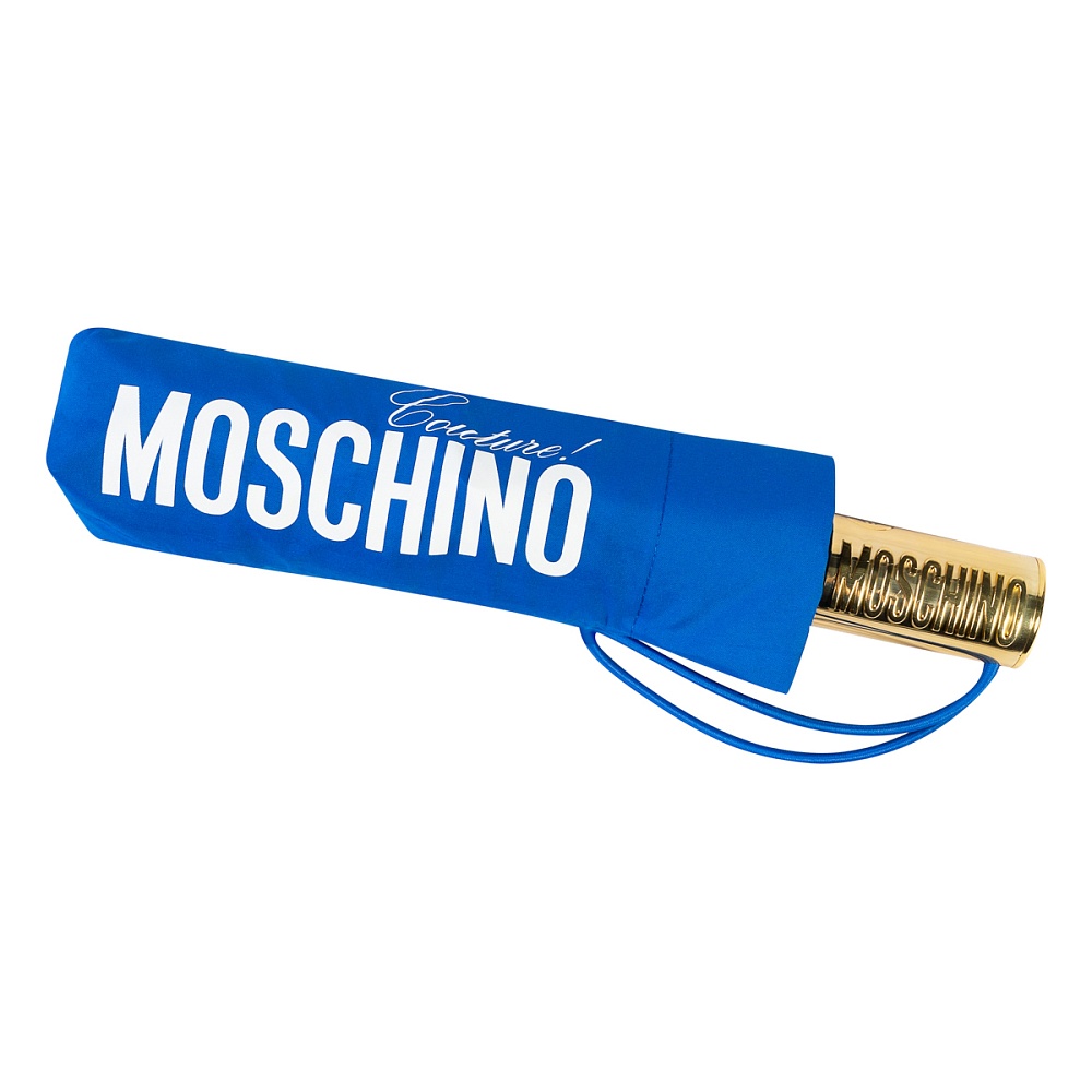 Moschino Зонт складной Couture Gold Blue Арт.: product-2982