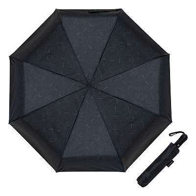 Зонт складной Baldinini 39-OC Logo Circles Black product-3585 