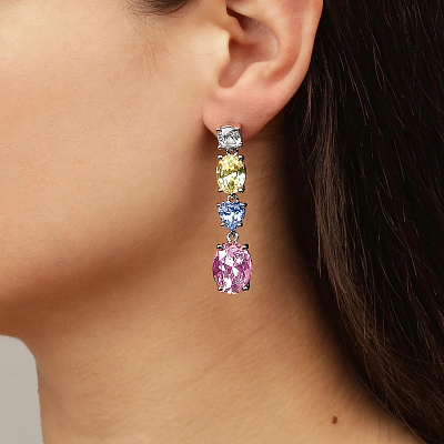 Серьги CARMEN SS PASTEL MULTI  Dyrberg Kern  440021 