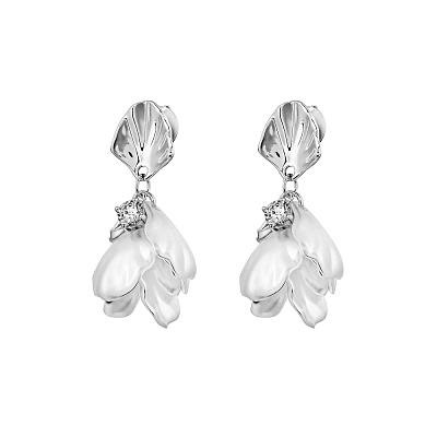 Серьги IMITATION MOTHER-OF-PEARL ABE25644-02 S 