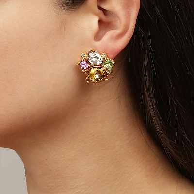 Серьги EMMA SG GOLDEN  Dyrberg Kern  440058 