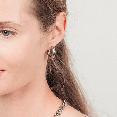 Серьги 23  Fiore Luna  AWE2894-S-5-23mm 