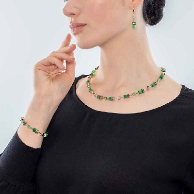 Серьги Green  Coeur de Lion  4016/20-0500 
