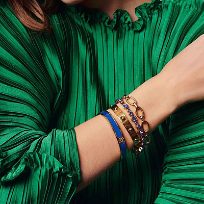 Браслет PENNIKA II SG SAPPHIRE BLUE  Dyrberg Kern  380008 