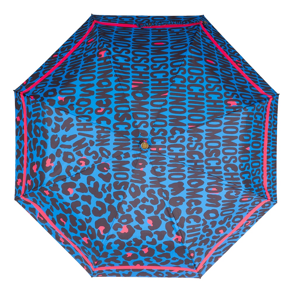 Moschino Зонт складной Animal Logo Blue Арт.: product-2921