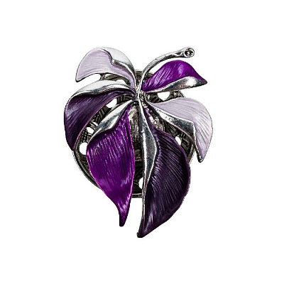 Брошь Лист резной XZ0863.11 V/S 