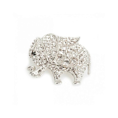 Брошь Слон  Shadore  FAN-06545.1 S/BW 