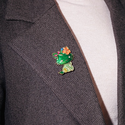 Брошь KITTY  Shadore  XZ1444.16 G/G 