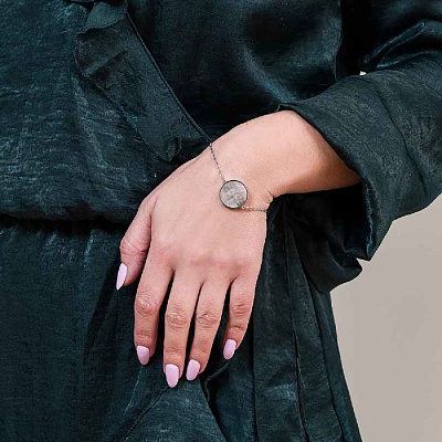 Браслет SHELL  Fiore Luna  CB01734-1 BW/S 