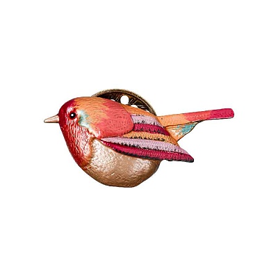 Брошь Птичка XZ1241.10 BR/G 