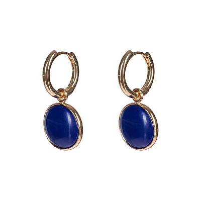 Серьги NATURAL LAPIS LE1116 BL/G 