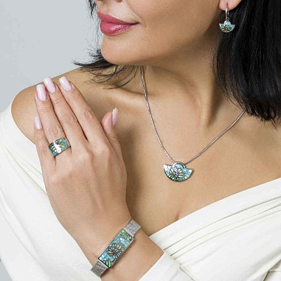 Серьги  Fiore Luna  AE03598-4A 