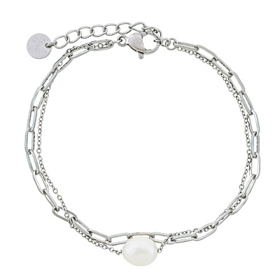 Браслет PERLE CB03168-1 BW/S 