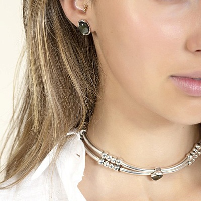 Пусеты DAILA ROSA  Ciclon  A232613-09 R/S 