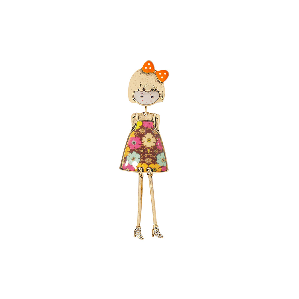 Shadore Брошь Девочка Арт.: XZ0086.27 M/G