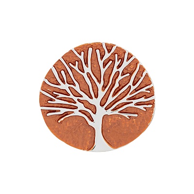 Брошь Дерево XZ1226-1.6 R/S 