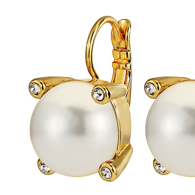 Серьги TANA SG WHITE PEARL  Dyrberg Kern  450120 