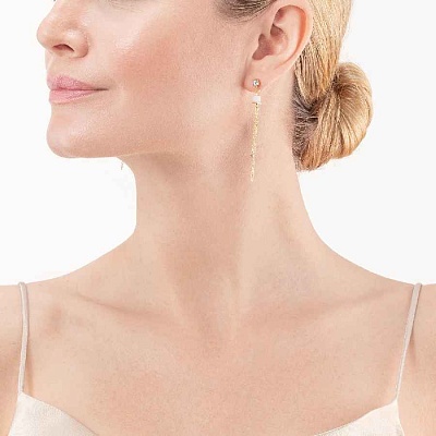 *Пусеты Multicolour Pastel 1  Coeur de Lion  *5087/21-1522 