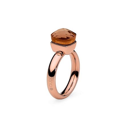 Qudo Кольцо Firenze smoked topaz 16.5 мм Арт.: 610764 BR/RG