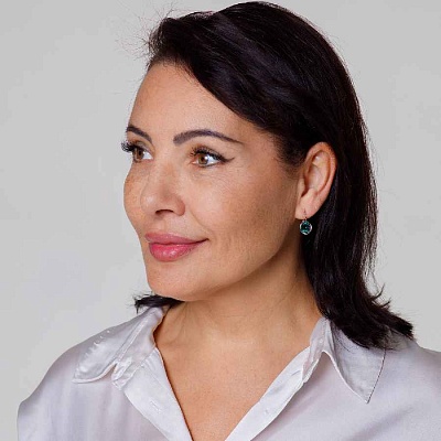 Серьги Emerald  Fiore Luna  A1911.18 G/S 