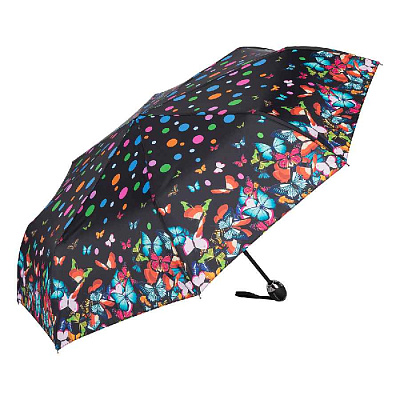 Зонт складной Baldinini 50-OC Dots Butterflies Black  Baldinini  product-3940 