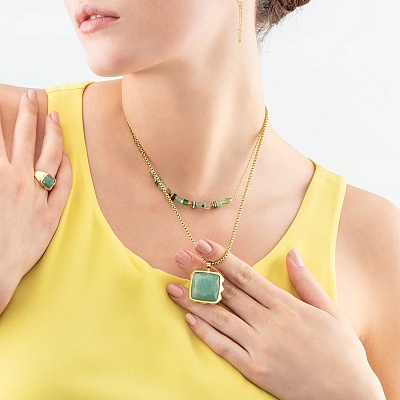 Колье Green-Gold  Coeur de Lion  5076/10-0516 