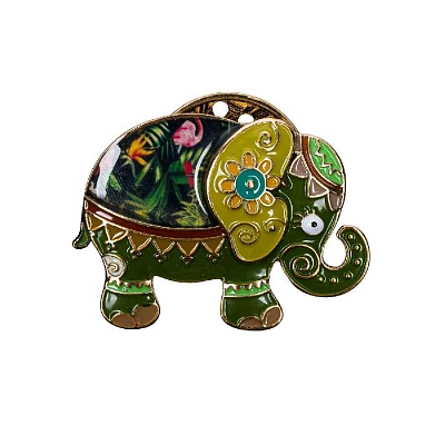 Брошь Слон XZ2293.19 G/G 