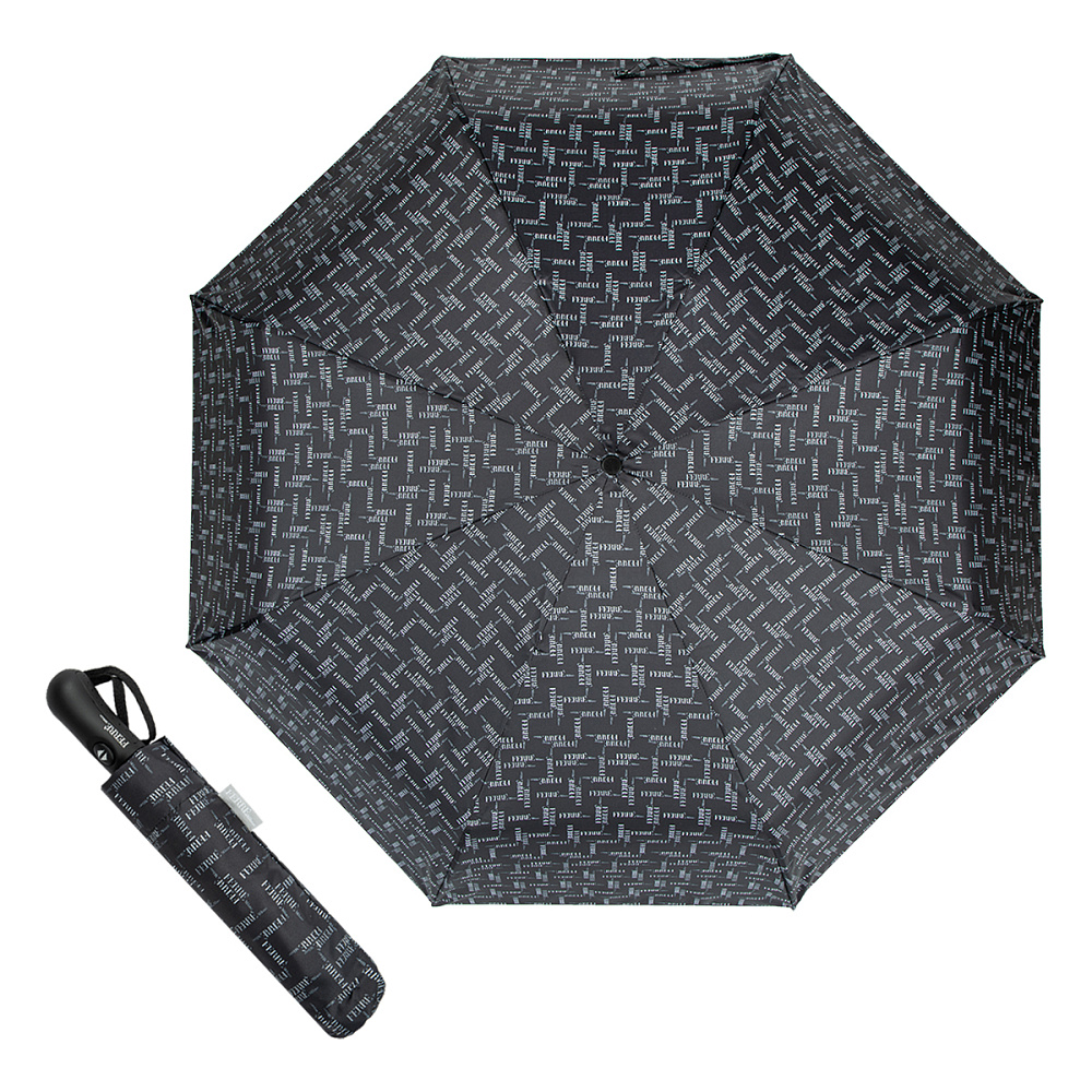 Ferre Milano Зонт складной Ferre 6036-OC Logo Black  product-4041 Арт.: product-4041