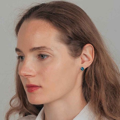 Пусеты  Montana  Fiora Luna  SWE2127/2 M S 