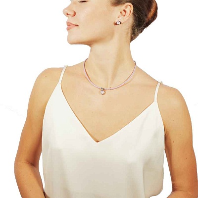 Колье Lavender Delite  Fiore Luna  B1909.10 V/S 