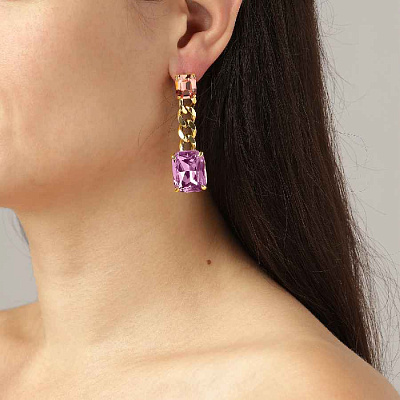 Серьги CALLA SG LIGHT ROSE / PEACH  Dyrberg Kern  460010 