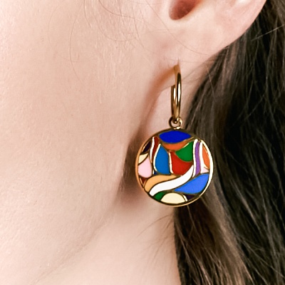 Серьги  Fiore Luna  AE13600-15 