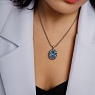 Колье TIVOLA UNICA big (S/P) Aquamarine 3cm Арт.: 420527