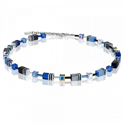 Колье Blue-Grey  Coeur de Lion  4014/10-0712 