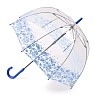 L787-3017 BlueDitsyBorder (Бордюр) Зонт женский трость Fulton Арт.: L787-3017 BlueDitsyBorder