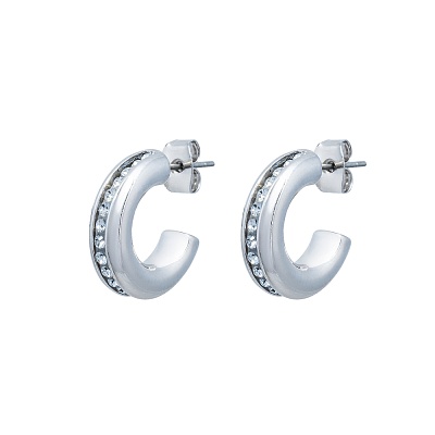 Серьги Crystal  A2409SW-E02.1 BW/S 