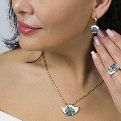 Серьги  Fiore Luna  AE03599-22 