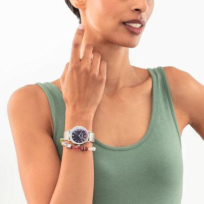 Часы Silver-Black  Coeur de Lion  7650/70-1713 