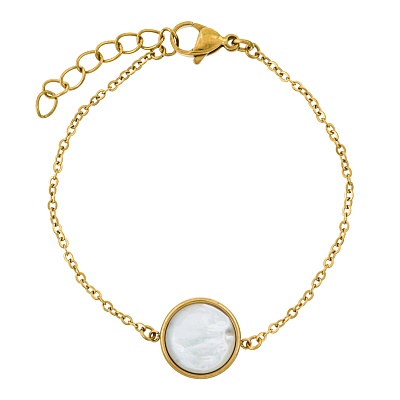 Браслет Сфера SHELL WHITE CB02913-2 BW/G 