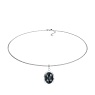 Колье TIVOLA big S silver night Арт.: 404614.1 BW/S