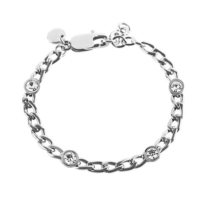 Браслет LIVIA SS CRYSTAL 390114 BW/S 
