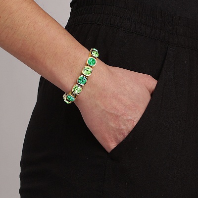 Браслет CONIAN SG GREEN MIX  Dyrberg Kern  420112 G/G 